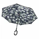 Зонт наоборот Lesko Up-Brella Лилии - изображение 1