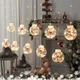 Светодиодная гирлянда Lesko Y003 Santa Claus 3.5 м Теплый свет - изображение 1