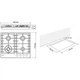 Варочная поверхность Eleyus LINDA 60 WH CTF - изображение 12