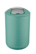 Контейнер мусорный с откидной крышкой Wenko Brasil L Green, d19.5x31 см, 6.5 л зеленый (23583100) - изображение 2