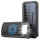 Солнечный повербанк iBattery YD-888KW с беспроводной зарядкой QI и фонариком 20000 mAh black (pbs-0006) - изображение 2