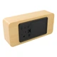 Настільний годинник VST-862 (blue LED) beech - изображение 2