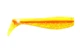 Силиконовый виброхвост Fox 10см Swimmer #042 (yellow red gold) (6шт) - изображение 1