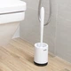 Ершик для унитаза MBM HOME BP-13 напольный пластиковый бело-черный - изображение 7