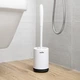 Ершик для унитаза MBM HOME BP-13 напольный пластиковый бело-черный - изображение 8