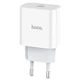 Сетвое зарядное устрйство с разъемом Type-С HOCO C76A Plus Speed source (1Type-C, PD/QC, 20W, 3A). White - изображение 4