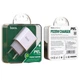 Сетвое зарядное устрйство с разъемом Type-С HOCO C76A Plus Speed source (1Type-C, PD/QC, 20W, 3A). White - изображение 7