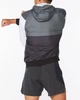Мужская спортивная куртка 2XU, Contender Windbreaker, S, серый/черный/белый - изображение 2