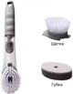 Щітка для миття посуду з дозатором "Сірий" - зображення 2