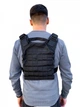 Плитоноска ВСУ черная, жилет разгрузочный molle для бронепластин ткань Cordura Кордура, чехол под бронежилет - изображение 3