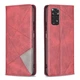 Чохол-книжка з кишеньками UniCase Geometric Pattern для Xiaomi Redmi Note 11 / 11s - Red - зображення 1