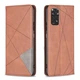 Чохол-книжка з кишеньками UniCase Geometric Pattern для Xiaomi Redmi Note 11 / 11s - Coffee - зображення 1