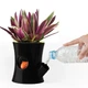 Розумний вазон Qualy Log & Squirrel Tree Pot black-pink QL10075 - зображення 3