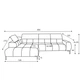 Кутовий диван Plaza L Wersal 300x99x216 (PLAZA_L_LEWY) 165609 - изображение 2