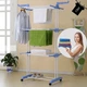 Складня сушилка для белья и одежды 3 Tiers Garment rack универсальная сушка вертикальная напольная три яруса GS-0280 - изображение 5