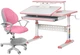 Комплект Ergokids стіл TH-320 Pink + крісло Evo-kids Mio-KP Білий / Рожевий (TH-320 W/PN + Y-407 KP) - зображення 1