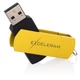 USB флеш накопитель eXceleram 16GB P2 Series Yellow2/Black USB 2.0 (EXP2U2Y2B16) - изображение 3