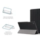 Чехол для планшета Armorstandart Smart Case Lenovo Tab M10 Plus Black (ARM58618) - изображение 4