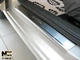 Накладки на пороги Volkswagen Jetta VI 2011- premium NataNiko P-VW18 - изображение 1