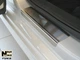 Накладки на пороги Volkswagen Jetta VI 2011- premium NataNiko P-VW18 - изображение 2