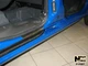 Накладки на пороги Fiat Doblo I 2000-2010 premium NataNiko P-FI07 - изображение 2