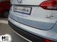 Накладка на бампер Hyundai Santa Fe 2013- з загином NataNiko Z-HY10 - зображення 2