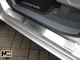 Накладки на пороги KIA Carnival II 2006- premium NataNiko P-KI02 - изображение 1