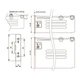 Метабокс Linken System L=350 H=86 білий - зображення 4