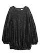 Туника H&M 36 Черный 0483776_паетки_24 - изображение 1