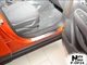 Накладки на пороги Opel Mokka 2013- premium NataNiko P-OP24 - изображение 1