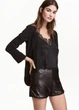 Шорты H&M 40 Черный 0439553_черн_11 - изображение 2