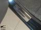 Накладки на пороги Nissan Note 2005- premium NataNiko P-NI13 - изображение 2