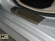Накладки на пороги Nissan Tiida 2007- premium NataNiko P-NI22 - изображение 2
