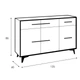 Комод Frida Gała Meble 135x86x40 (Frida K3D3S) 127687 - изображение 2