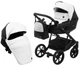 Коляска 2 в 1 Bair Kiwi ECO BK-51/15 білий /чорний - зображення 1