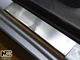 Накладки на пороги Subaru XV 2012- premium NataNiko P-SB09 - изображение 2