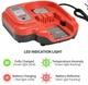 Зарядний пристрій Black&Decker 9.6 V 12V 14.4 V 18V 24V Ni-CD, Ni-MH, 9.6 В, 12В, 18В, 14.4 В, 24В - зображення 4