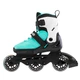 Дитячі ролики Rollerblade Microblade 3WD 2021 Aqua/White 36.5-40.5 - зображення 3
