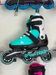 Дитячі ролики Rollerblade Microblade 3WD 2021 Aqua/White 36.5-40.5 - зображення 7