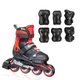 Ролики Rollerblade Microblade 2020 с комплектом защиты 2в1 36.5-40.5 - изображение 1