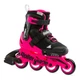 Розовые Ролики Rollerblade Microblade Black/Neon Pink 2023 36.5-40.5 - изображение 1