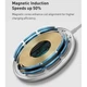 Беспроводное зарядное устройство Baseus Simple Mini Magnetic 15W 2A зарядка QI White (WXJK-F02) - изображение 7