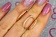 Серьги Xuping Jewelry овальные дорожки 1.7 см золотистые - изображение 3