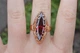 Кольцо Xuping Jewelry Маркиз с красным камнем р 20 золотистое - изображение 4