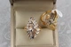 Кільце Xuping Jewelry з родієм перстень ромб з листя р 19 золотисте - зображення 3