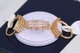 Кольцо Xuping Jewelry окошки р16 золотистое - изображение 2