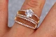 Кольцо Xuping Jewelry широкое сеточка с камнем р 17 золотистое - изображение 1