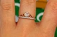 Кольцо Xuping Jewelrу корона маленькая диадема 7 мм р 18 золотистое - изображение 2