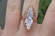 Кольцо Xuping Jewelry Маркиз с белым камнем р 17 золотистое - изображение 3