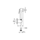Комплект для гигиенического душа GROHE Tempesta-F Trigger Spray 30 с бедетой, держателем и шлангом 1250мм хром 26356IL0 - изображение 2